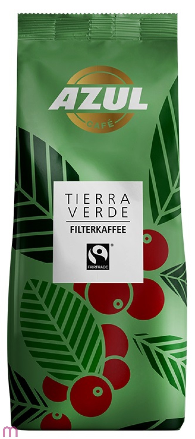 Azul Tierra Verde Filterkaffee  12 x 500g Gemahlen, Fairtrade